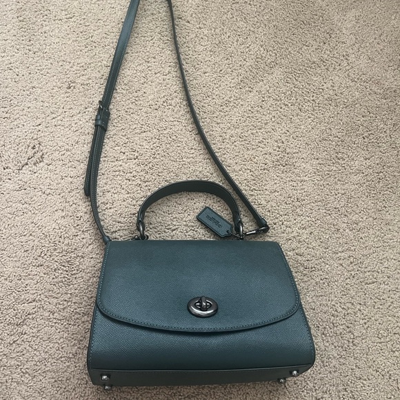 Coach green bag - Picture 1 of 6